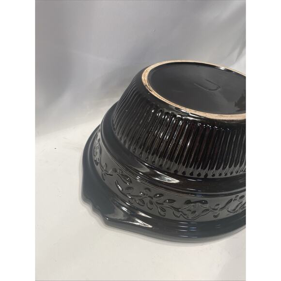 Chinese Porcelain Jingdezhen Black Glaze Flower Pots 14.56'' - Picture 5 of 8